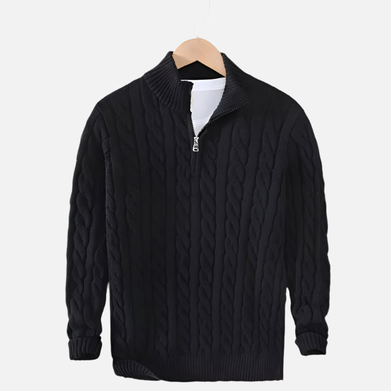 Half Zip Turtleneck