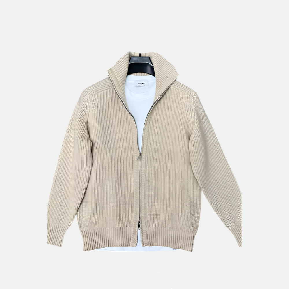 Beige 2-Way Zipper
