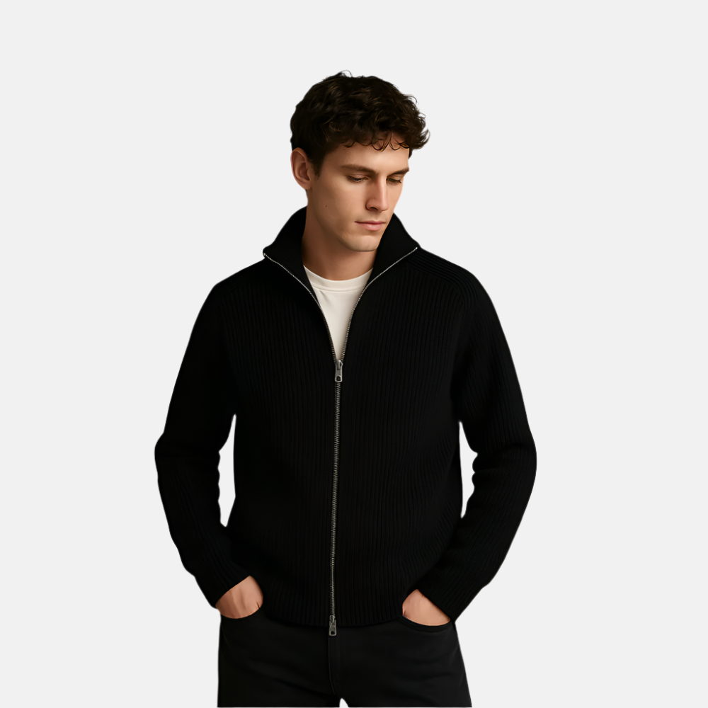 Svart 2-Way Zipper