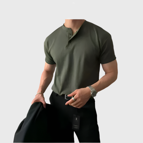 T-Shirt mit Knöpfen