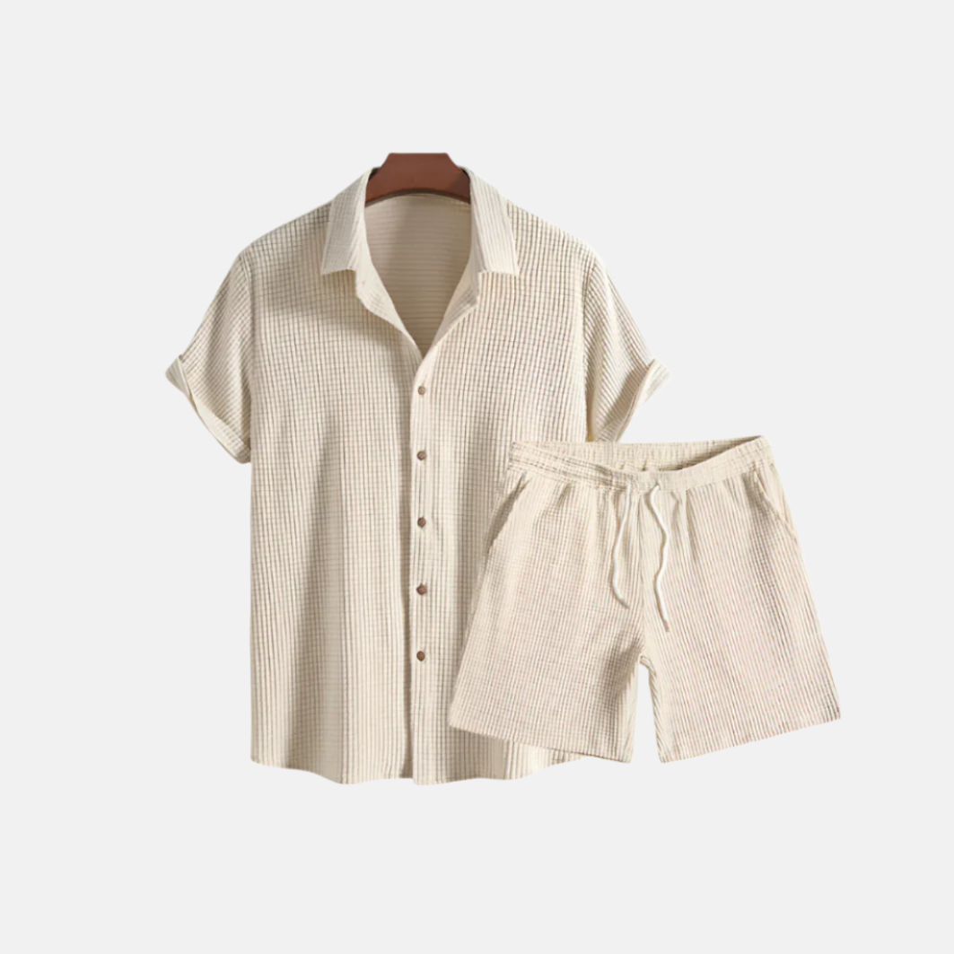 Bomull Skjorte og Shorts