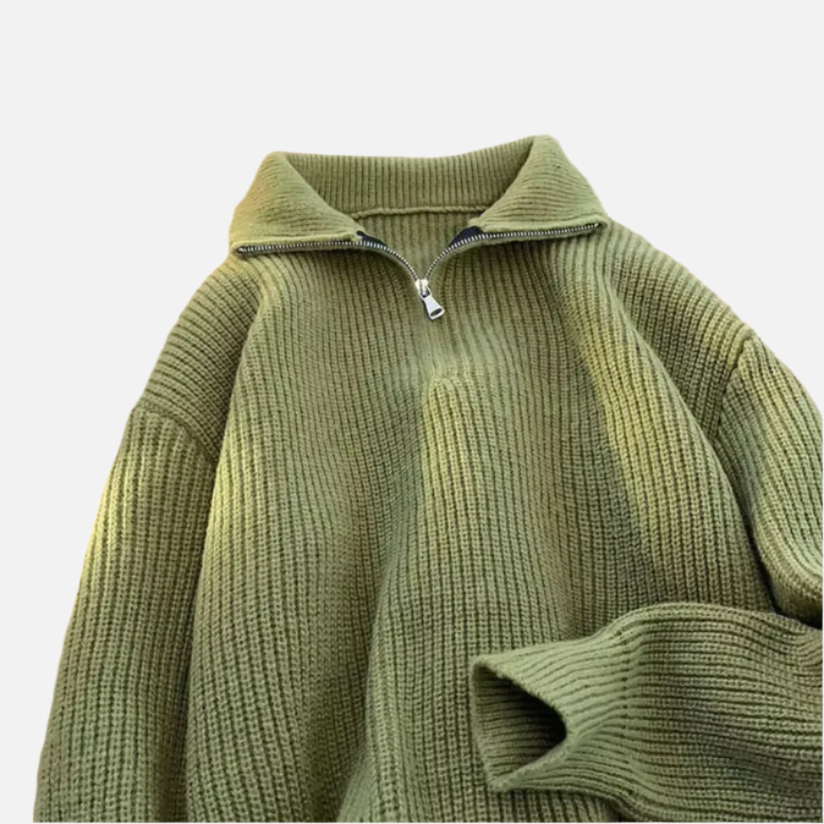 Knitted Half Zip