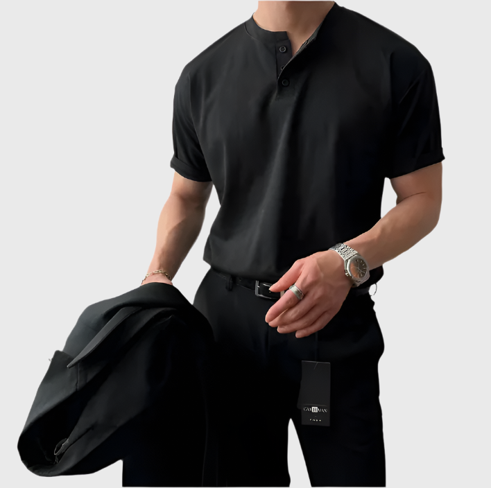 T-Shirt mit Knöpfen