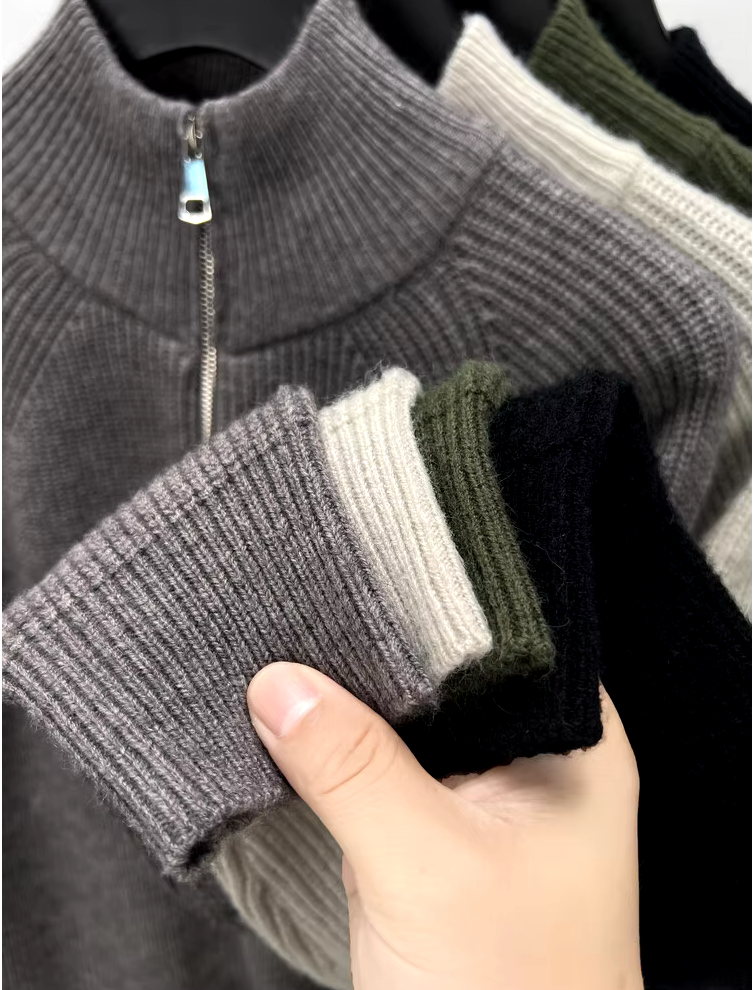 Full Zip Turtleneck