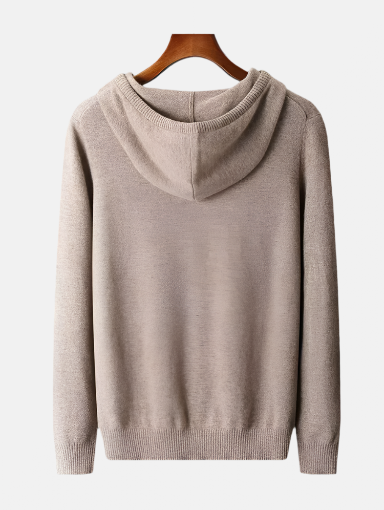 Beige Merino Ull Sett