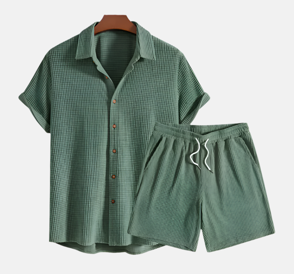 Bomull Skjorte og Shorts